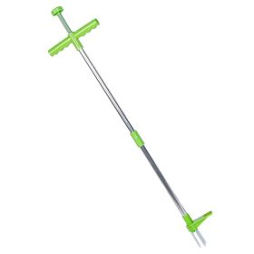 Weed Puller Twister Stand Up Root Removal Hand Tool 3 Claws Aluminum Grass Manual Remover 38.98in Long Handle With Foot Pedal (Option: Silver) Weed Puller Twister Stand Up Root Removal Hand Tool 3 Claws Aluminum Grass Manual Remover 38.98in Long Handle With Foot Pedal (Option: Silver)